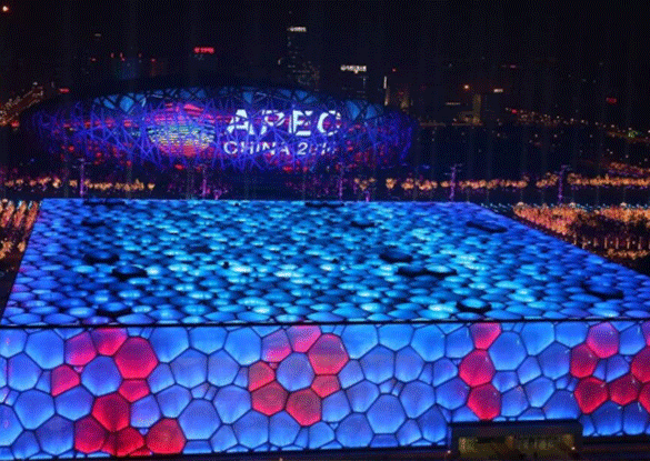 Beijing Water Cube (the main venue of the Winter Olympics)